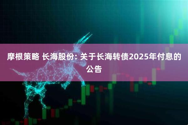 摩根策略 长海股份: 关于长海转债2025年付息的公告